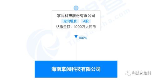 掌閱在海南澄邁布局新科技公司，注冊(cè)資本1000萬元助力網(wǎng)絡(luò)文化經(jīng)營